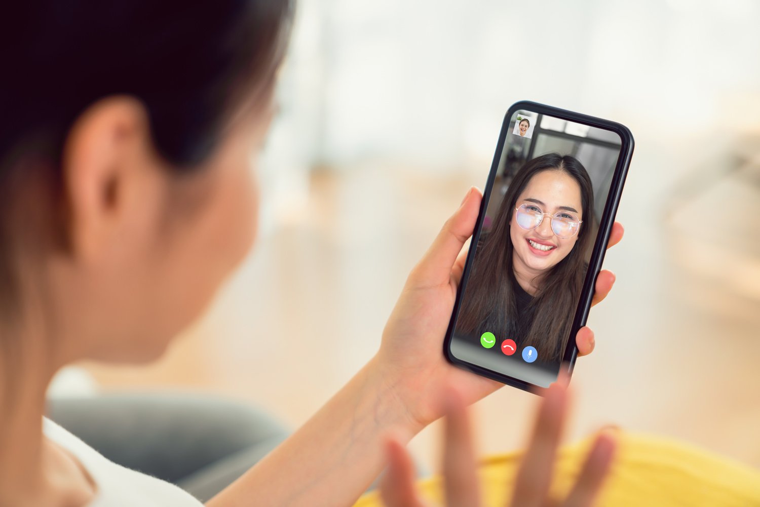 Person on a Video Call 